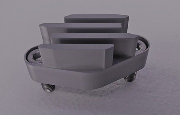 Picture of Brake block off with cooling fins