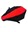 Picture of RaceCraft Gripper seat cover Black & Red