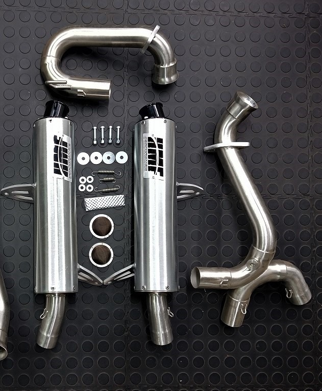 SSS Racing. HMF CanAm Maverick Dual 3/4 exhaust system