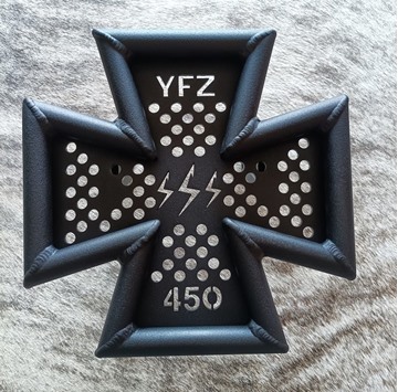 Picture of Iron Cross Bumper Black YFZ 450