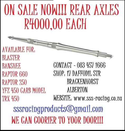Picture of ONS SALE - AXLES